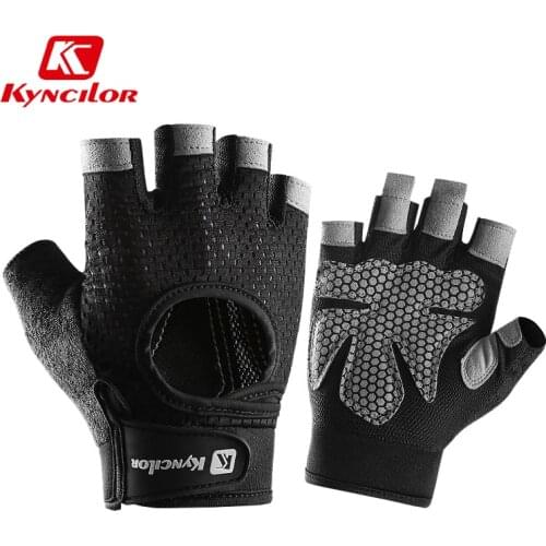 KYNCILOR Anti-slip Men Women Half Finger Cycling Gloves Summer Road Bike Glove Wearable Sports Gloves Bicycle Glove Mtb Gloves