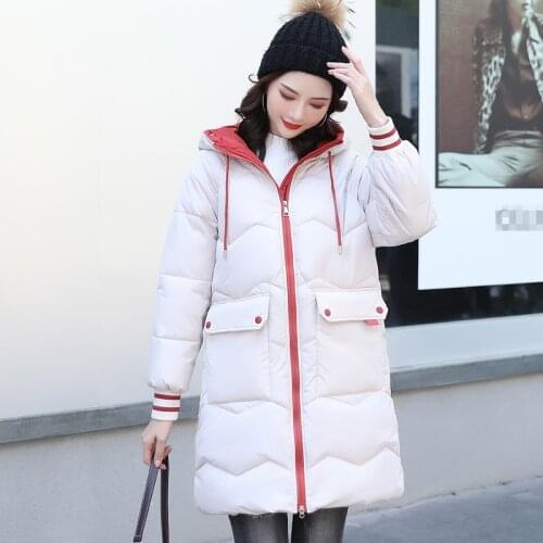 ZB4950 Girl 2021 new autumn winter cotton-padded clothing women thick warm loose cotton-padded jacket tide cheap wholesale