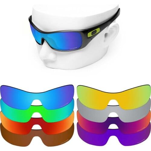 OOWLIT Anti-Scratch Replacement Lenses for-Oakley Antix Etched Polarized Sunglasses