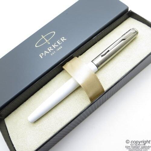 Parker Jotter Original White Fountain Pen | İsme Special Pen | Gift Pen