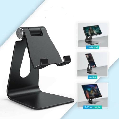 Stand For iPad 9.7 10.2 10.5 12.9 inch Metal Rotation Tablet Desktop Holder For Samsung Xiaomi Huawei Tablet Phone stand