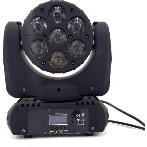 LED beam wash moving head light 12x12w rgbw 4in1 color 9/16 dmx channels for dj disco lights LED 7x20W wash Strobe lights