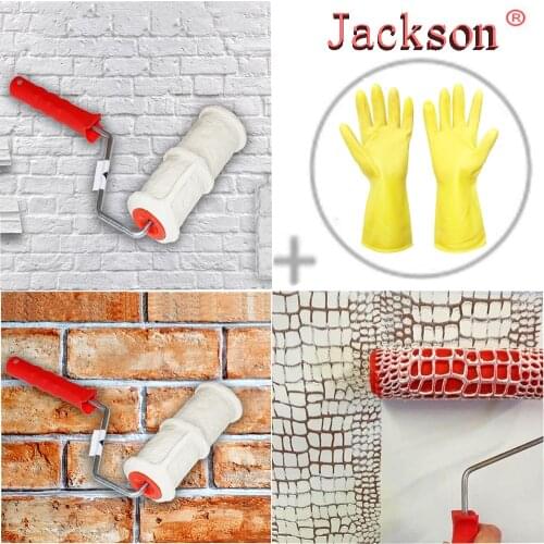 Paint Roller Household Wall Decorative Brush Tools Environmental Protection Stamp Roller Draw transfer Cylinder DIY Patterned