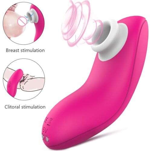 Adore Clit Sucker Clitoris Stimulator Nipple Clitoris Massager Female Licking Tongue Sucking Vibrator Adult Sex Toys for Woman