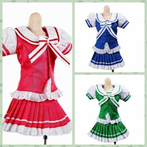 [wamami] 251# Pink&White Bowknot Dress/Suit/Uniform 1/4 SD AOD DOD DZ BJD Dollfie