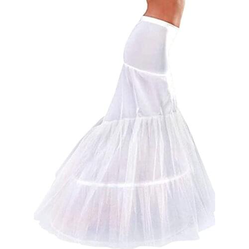 2 Hoops Petticoat for Trumpet Mermaid Wedding Dress Underskrit