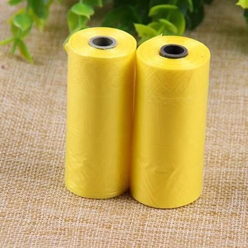 10Rolls Dog Puppy Waste Poop Bags Standard and Biodegradable Black for Outdoor Walking Color Random