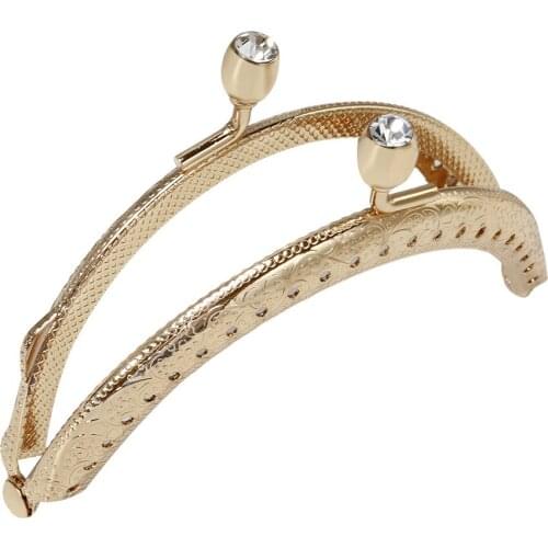 10PCS 8.5CM Metal Purse Frame Handle Kiss Clasp Lock for DIY Making Handbag Accessories Antique Bronze Bags Hardware