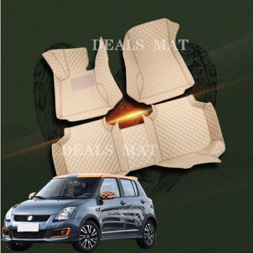 Car floor mats for suzuki swift jimny grand vitara vitara sx4 liana ignis celerio samurai car floor mats