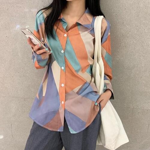 Ay2580 2020 spring summer autumn new women fashion casual ladies work Blouse woman overshirt female OL collar blouse