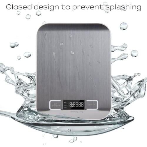 5/10kg Household Kitchen Scale Electronic Food Scales Diet Scales Measuring Tool Slim LCD Digital Electronic Weighing Scale XNC