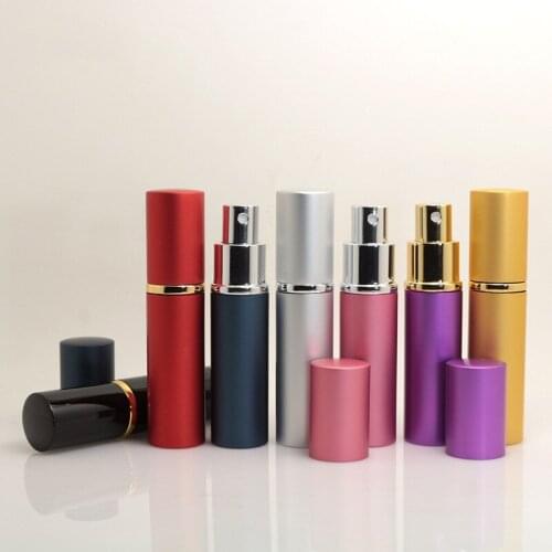 10ml Perfume Bottle Empty Refillable Bottle Portable Mini Travel Size Cosmetics Container Perfume Lotion Spray Atomizer