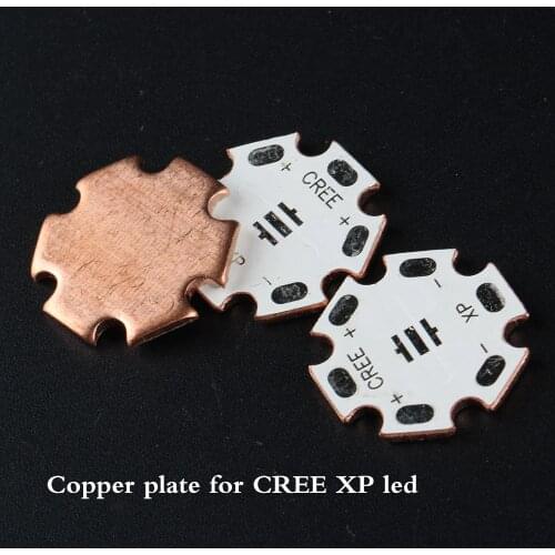 20mm*1.6mm DTP copper plate for CREE XPE XPL XPG