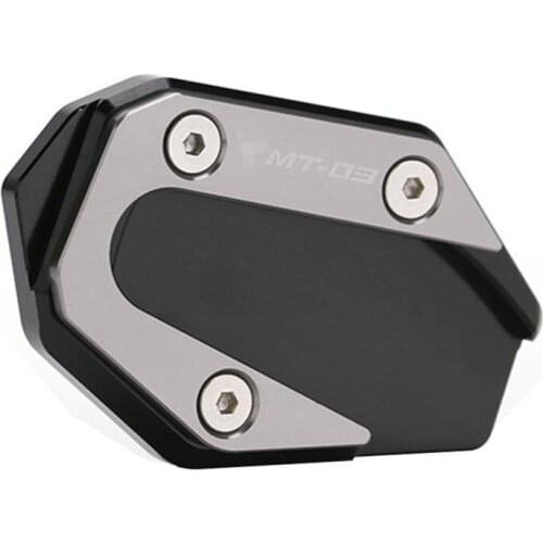 Motorcycle Side Stand Extension Plate Kickstand Enlarger Pad for YAMAHA R25 R3 MT-03 MT-25