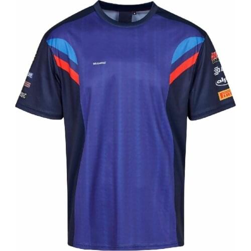 Mens Motorbike Racing T-shirt Quick-dry Jersey Motorcycle T For BMW Clothes Summer Moto GP Motorsport Tyco Motorrad T-shirts