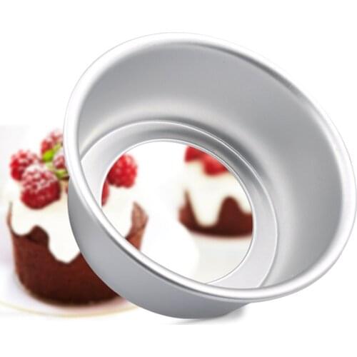 Round Cake Mold Set Aluminum Alloy Cake Pan Set Non Stick Baking Pans 4/6/8 inch Cakes Mould Removable Bottom Kitchen Supplies