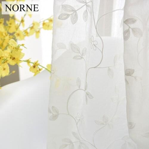 NORNE Curtains In The Bedroom On The Window