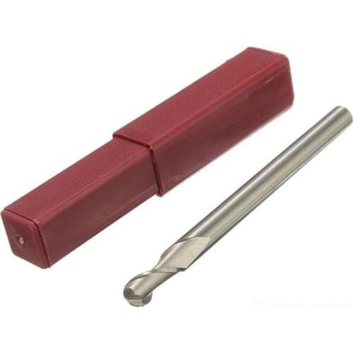 New High Quality 1PCS HSS and Aluminum 6mm x 6mm 2 Flute Ball End Mill Turning Tools CNC Drill Tools 80mm Length