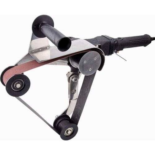 Pneumatic Air Tube Belt Sander Tube Sanding Machine with 40x760mm and 20x760mm sanding belts