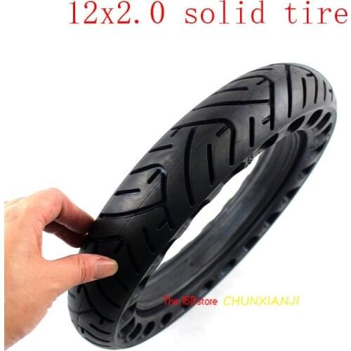 Size 12 Inch Non-inflatable Tubeless Solid Wheel Tyre 12x2.0 12x2.125 for Many Gas Scooter E-bike Hoverboard Self BalancingParts