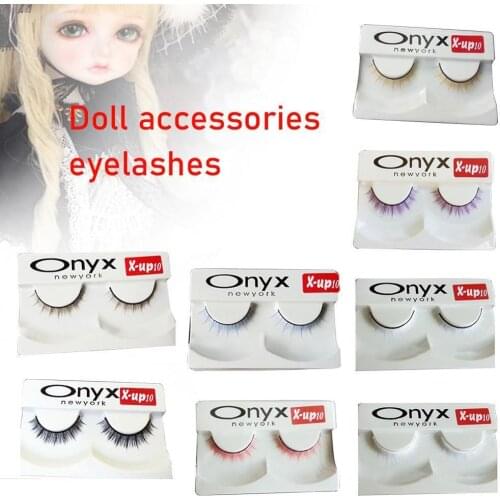 BJD Eyelashes For Reborn Dolls 8 Colors In Sock Eyelashes For BJD DIY Eye Lashes Doll Accessories Doll Accessories Eyelashes