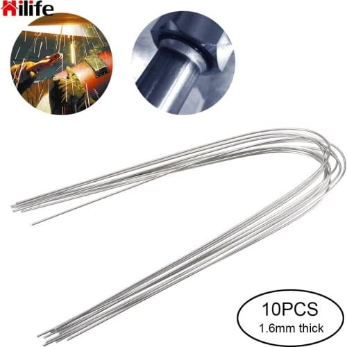 Flux Cored Soldering Rod 10Pcs Low Temperature Welding Wire No Need Solder Powder Aluminum Solder rod 1.6mm*50cm