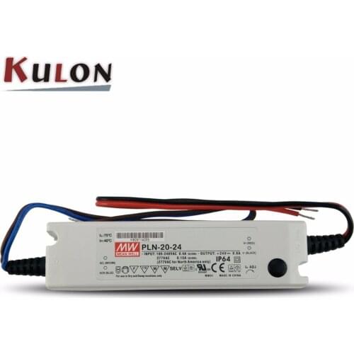 MEAN WELL PLN-20 220V TO 12V 24V 48V 5A 20W LED Switching Power Supply SMPS PFC adjustable constant current driver
