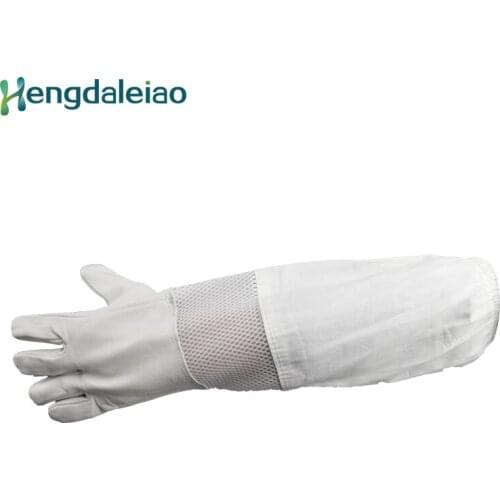 Chinese White Bee Keeping Hand Equipment Beekeeping Protecting Gloves for Beekeeper NO.13