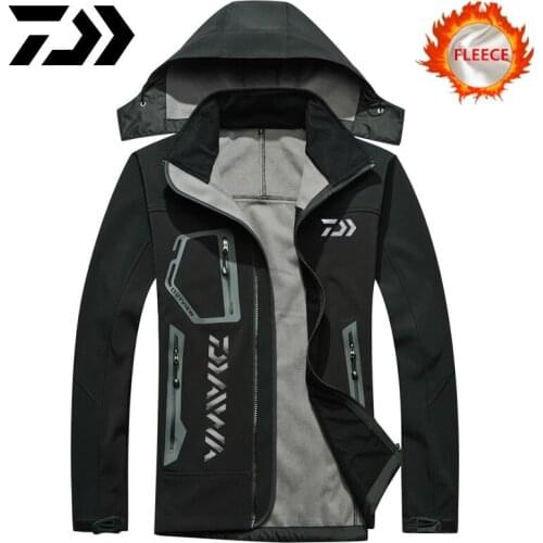 DAIWA Winter Fishing Clothing Men Breathable Outdoor Sports Windproof Waterproof Clothes Daiwa Fishing Jacket Clothes Suit