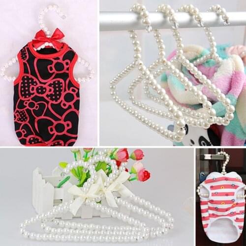 1Pcs Baby Hangers For Clothes Kids Pet Pearl Plastic Hanger Child Clothes Rack Pet Dog Mini Hangers Wardrobe Baby Coat Rack