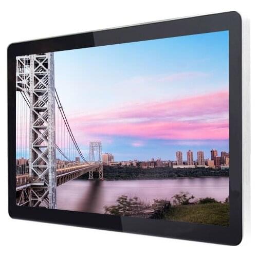 15.6 inch wall mount touch screen digital signage advertising display screen monitors for video playback