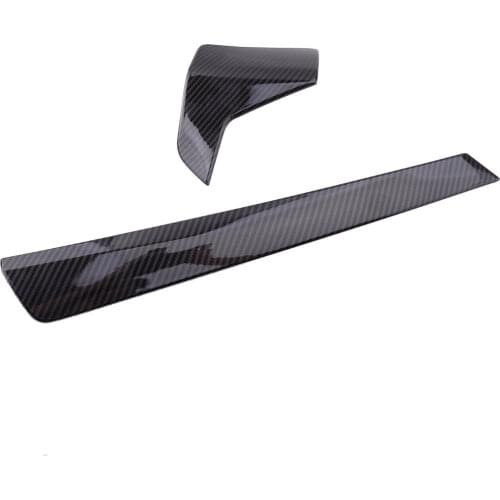 2pcs Carbon Fiber Style Dashboard Protection Panel Trim Cover Fit for BMW 3 Series G20 G21 2019-2020