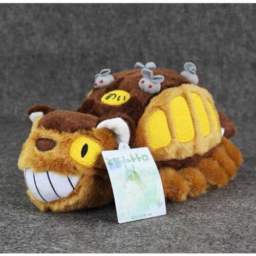 30cm Anime Studio My Neighbor Totoro Cat Bus Plush Toy Stuffed Dolls Children Birthday Gift