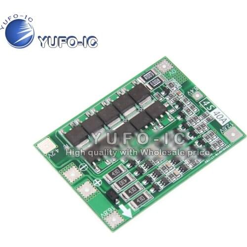4S series 14.8V 16.8V 18650 Lithium battery protection plate with balanced bootable electric drill 40A current