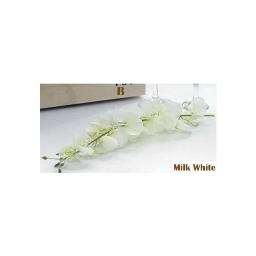 DIY Artificial White Wisteria Silk Flower 35cm For Home Garden Floral Decoration Living Room wedding Centerpieces Table Decor