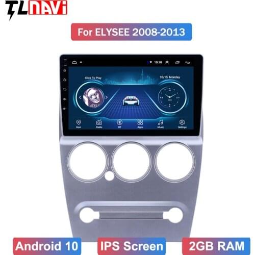 For 1Citroen C-Elysee 2008-2013 Car Radio Multimedia Video Player Navigation GPS Android 10
