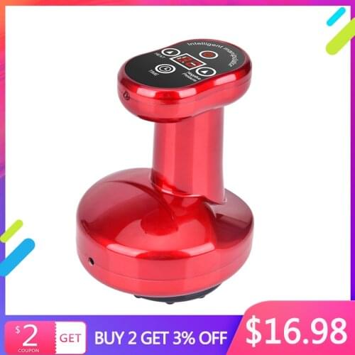 Electric Cupping massage Scraping Anti-Cellulite Body massager Vacuum Cans Suction Cup IR Heating Fat Burner Slimming