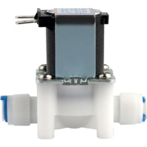 1pc Electric Solenoid Valve Magnetic DC 12V Water Air Inlet Flow Switch 1/4 " 12V 24V 220V Magnetic Washing Machine Dispenser