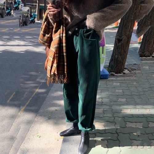 Estceque Women's Corduroy Trousers