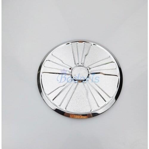 Chrome ABS Fuel Tank Cap Gas Box Cover Panels Overlays Garnish Moulding Trims For Nissan Kicks 2017 2018 2019 2020 Accessories