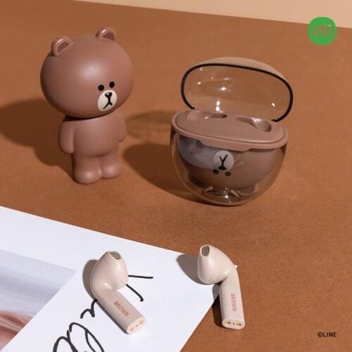 Наушники с микрофоном LINE FRIENDS China At AliExpress