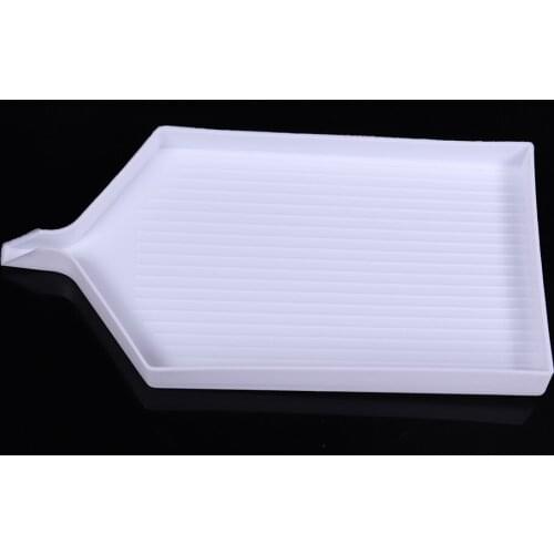 10pcs/lot Tray Diamond Point Drill Plate Diamond Painting Accessories Diamond Embroidery Essential Tools Square Round Bead New