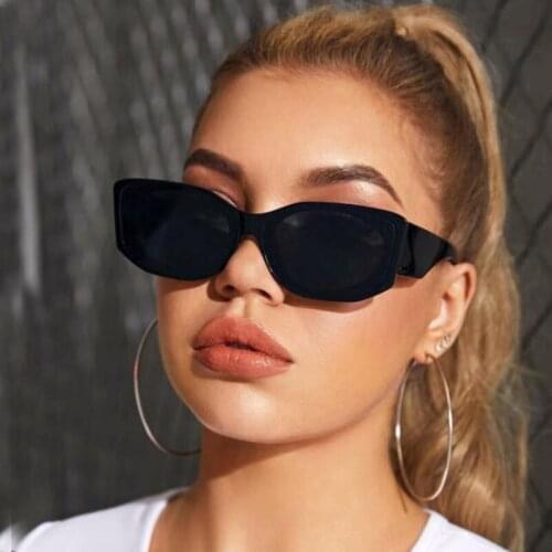 Sunglasses For Women Small Square Frame Sun Glasses Vintage Color Transparent Internet Celebrity Recommend Gafas Luxury Gafas