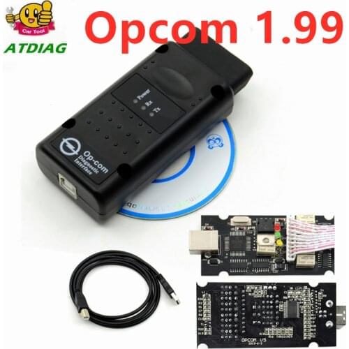 OPCOM v1.59 V1.70 1.95 1.99 firmware best quality OP-COM For Opel Diagnostic-tool OP COM with real pic18f458 can be flash update