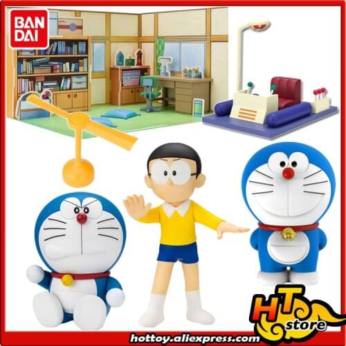 SALE0a Original BANDAI SPIRITS Figuarts ZERO PROPLICA Action Figure - Doraemon Nobita Nobi Time Machine Room Set Take-copter