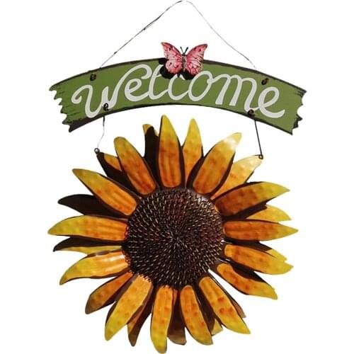 Vintage ing Welcome Sign Wall Plaque Front Door Wreath ing Decor Indoor Outdoor Decoration
