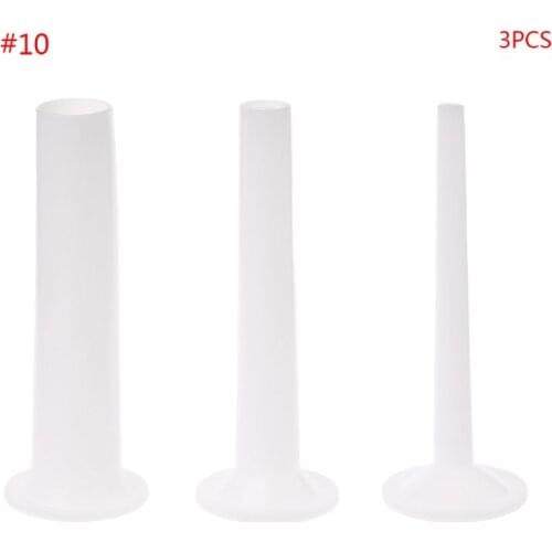 3 Sizes Sausage Making Funnel Filler Stuffer Filling Tubes DIY Meat Maker Manual