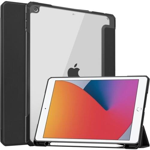Case for iPad 10.2 inch 2019 2020 Smart Cover with Pencil Holder for iPad 7th 8th Generation case Model A2270/A2428/A2429/A2430