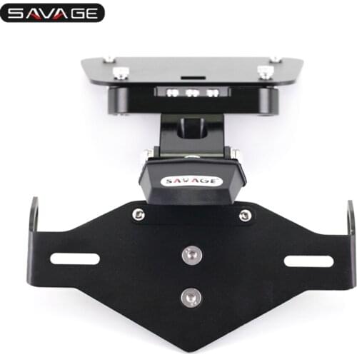 License Plate Holder For YAMAHA YZF YZ-F R25 R3 MT25 MT03 2014-2020 2019 Motorcycle Accessories Adjustable Folding Fender Kit