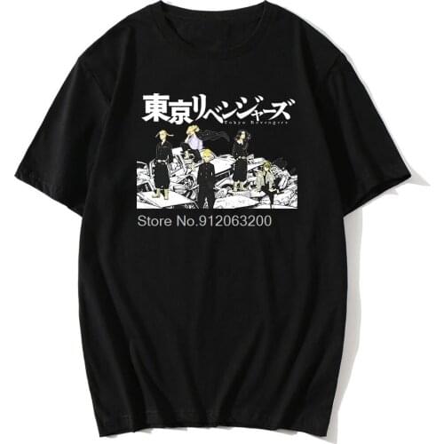 T-shirt Anime Tokyo Revengers Printed Short Sleeve Shirt Tops Harajuku Unisex Hot Saleshort Sleeve printO-Neck Fashion Shirts